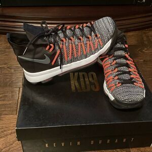 Nike KD 9 Elite, Black/White Dark Basketball Shoes Men’s Size: 7
